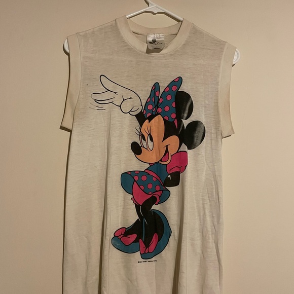 Vintage Disney Sleeveless Tee with Minnie Mouse - Picture 1 of 4
